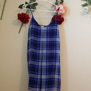Spring Plaid Woven Dress